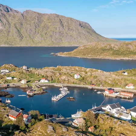 Semesterbostad Sundet Lofoten - Fjell- Og Havutsikt